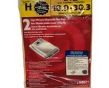 Shop Vac, Type H Vacuum Filter Bags 5-8 Gallon Fine Filtration 2 Pack #9... - £7.64 GBP