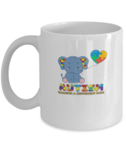 Coffee Mug Funny Autism Elephant Walking A Different Path  - £11.81 GBP