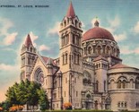 New Cathedral St. Louis MO Postcard PC575 - £3.90 GBP