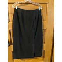 Coldwater Creek Black Skirt Sz S Small Straight Womens Dress Office - £11.85 GBP