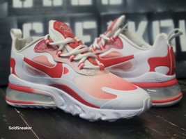 NIKE AIR MAX 270 REACT SE Valentine&#39;s Day Red Running Shoes BV3387-100 W... - £111.11 GBP