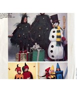 Halloween Christmas Costumes McCall&#39;s Vintage Sewing 2617 1986 Pumpkin C50 - £31.38 GBP