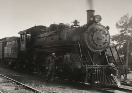 Atlantic Coast Line Railroad Train ACL #7083 Alco 4-6-2 Locomotive B&amp;W Photo - £9.58 GBP