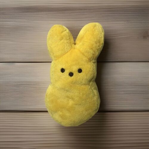 Classic Peeps Plush 6” Bunny Just Born Stuffed Animal Yellow Easter Basket - $7.69