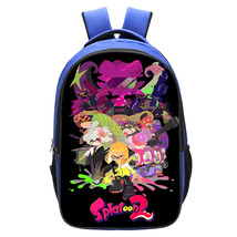 WM Splatoon 2 Backpack  Daypack Schoolbag Bookbag Blue Type C - £19.17 GBP