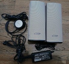 Bose Companion 20 Multimedia Speaker System Silver w Control Pod, Power ... - $123.74