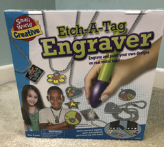 NEW Small World Creative Etch-a-Tag Engraver Chain Craft Kit - £27.62 GBP