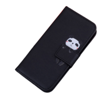 Anymob Xiaomi Redmi Black Flip Leather Cases Cute Cartoon Cat Wallet Cover Shell - $28.90