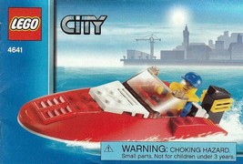 Instruction Book Only For LEGO CITY Speedboat 4641 - £5.19 GBP