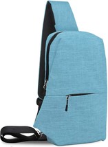 Sling Bag  Shoulder Backpack Chest Bag Crossbody Daypack in Blue NEW - £14.83 GBP
