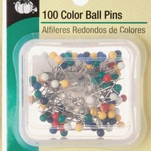 Rainbow Pin Parade: 100 Vibrant 1.25-Inch Ball Pins - £14.09 GBP