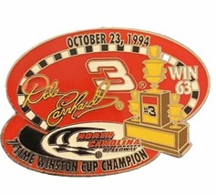 VTG Dale Earnhardt 7th Time Winston Cup Champion Win 63 Commemorative La... - $12.95