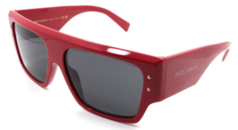 Dolce &amp; Gabbana Sunglasses DG 4459 3096/87 56-14-145 Red / Dark Grey Italy - $269.50