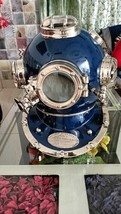 Antique Copper Solid Brass full size Divers Diving helmet Scuba US Navy Mark V - £168.86 GBP