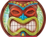 Tiki Time 7 Inch Paper Plates Bulk Pack Tableware Luau Hawaiian Party Su... - £24.29 GBP