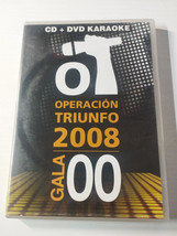 OPERACION TRIUNFO Ot Gala 00 2008 - Solo DVD Karaoke Region All - $11.64