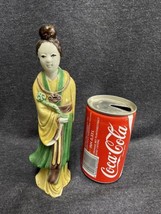 Rare Antique Mudman Chinese Famille Rose Porcelain Figure 6 5/8” tall W/... - $44.55