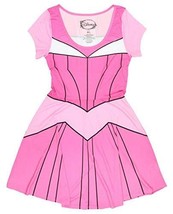 Disney Mighty Fine Princess I Am Aurora Juniors Costume Skater Dress (X-Small, S - £7.74 GBP