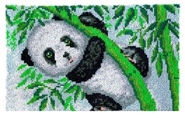 Panda Rug Latch Hooking Kit (85x58cm) - £59.77 GBP