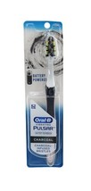 Toothbrush Oral-B Pulsar Charcoal Battery Toothbrush  Soft  1 Count Blac... - $3.65