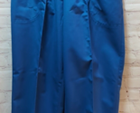 Napa Valley women blue elastic 28-29&quot; waist drawstring pants vintage 16S... - $15.58