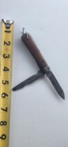Old Antique Pocket Knives Lot Dale Products Japan Wood Handled 2 Blade Jack - $24.75