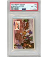 1954 Topps Scoop Blizzard Sweeps New York #48 PSA 8 P1382 - $295.84 CAD