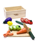 WOODY PUDDY Vegetable Set / Pretend Play - Authorized reseller ships fro... - £40.20 GBP