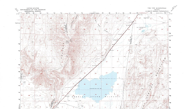 Two Tips Quadrangle Nevada 1957 Topo Map USGS 1:62500 Topographic - £17.30 GBP