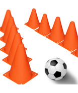 12Pcs 7 inch Plastic Training Cones Durable Traffic Cone Play Field Mark... - £12.60 GBP