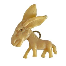 c1940 Celluloid Cracker Jack Donkey Miniature Prize Charm Japan Vintage - $14.95