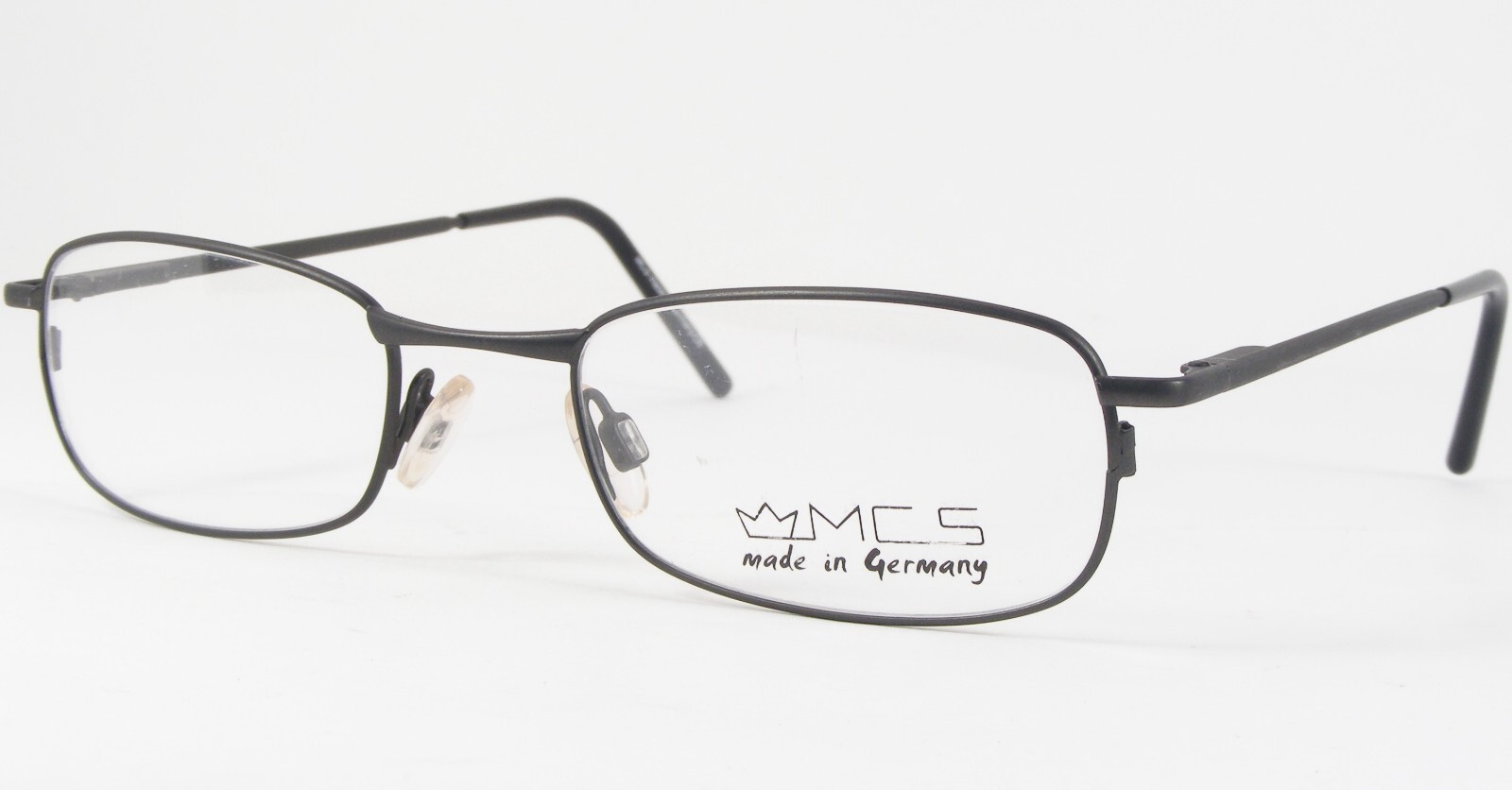 Vintage MCS S100 401 Foncé Charbon Unique Rare Lunettes 49-20-135mm Alle... - $56.56
