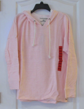 O Neill SANDS Long Sleeve Mid-weight Hoodie Guava White Striped Women s ... - $365.67 MXN