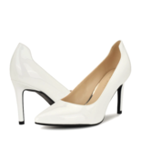 Nine West Edden3 White Patent High Heel Pointed Toe Pump - $79.99