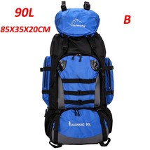 80L 90L Large Climbing Backpack Travel Outdoor Sports Bag Men Women Camping Hiki - £57.96 GBP