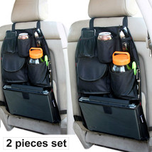 New Car Auto Seat Back Organizer Holder Multi-Pocket Travel Storage Bag 2 Packs - £17.33 GBP