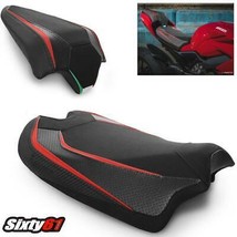 Ducati Streetfighter V4 Seat Cover 2020-2021 Luimoto Veloce Front Rear Red Black - £248.86 GBP