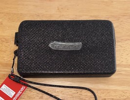 Havaianas Mini Bag Waterproof Zipper Silicone Rubber Clutch Wristlet Black - $9.89