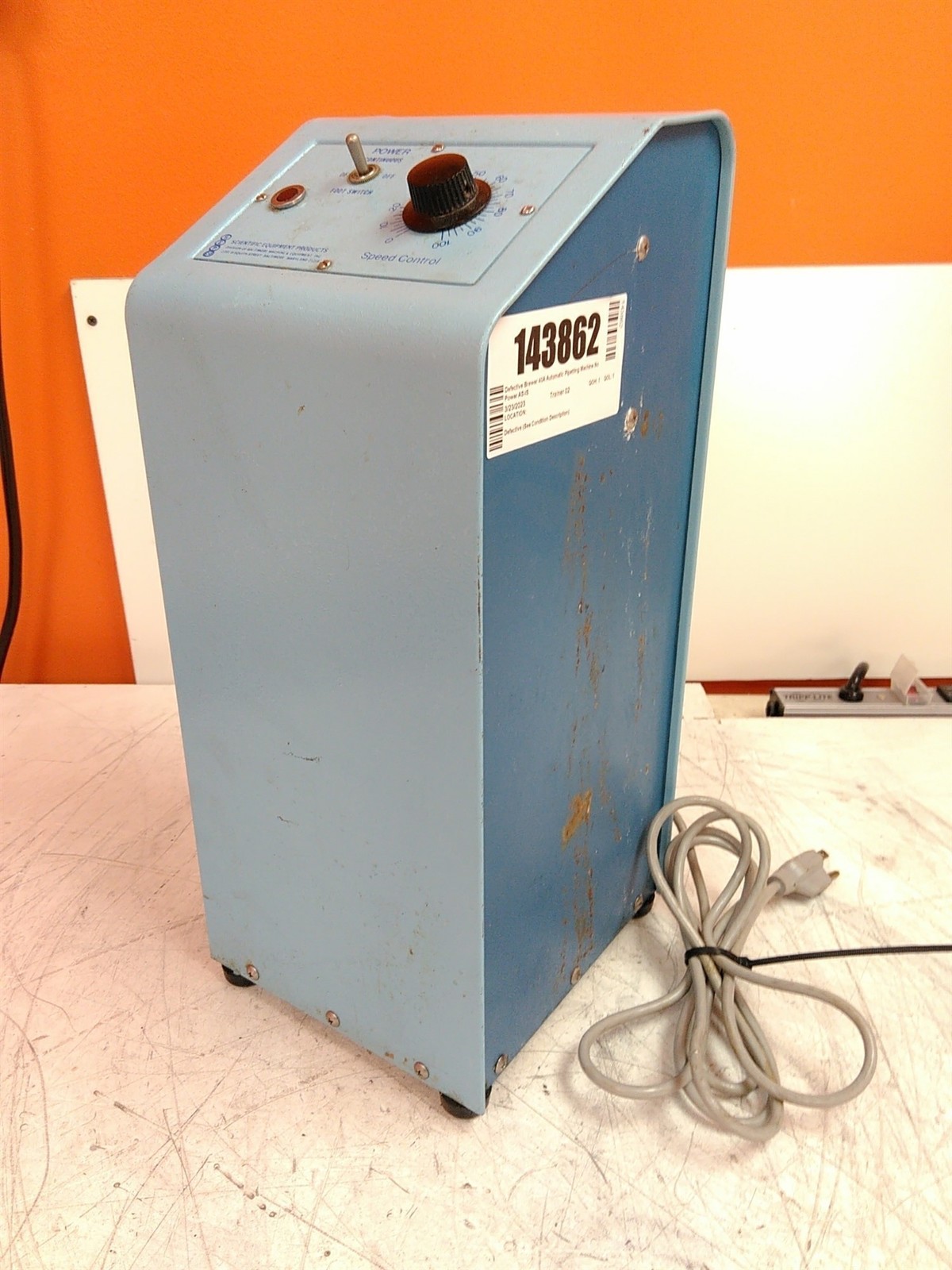 Defective Brewer 40A Automatic Pipetting Machine Does NOT Power On AS-IS - $82.10
