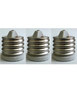 (Set of 3) Socket Reducer Adapter - Mogul Socket E39 to Medium Base Bulb... - $21.29