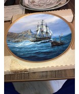 USS constitution Plate by Tom Freeman Old Ironsides  ‘87  22 Kt With Coa - £14.72 GBP