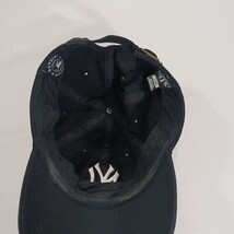 MLB New York Yankees Men's Black Hat Cap Back Strap With Buckle image 9