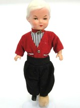 Vintage Composition VH German Doll Dutch Traditional Costume w Wooden Shoes 10&quot; - £11.27 GBP