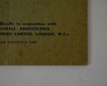 Football Association Instructional Book Referees Chart England 1930s Soc... - $24.18