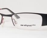 whynot by Koberg + Tente KT 3021.1 Black /Pink UNIQUE RARE EYEGLASSES 49... - $88.26