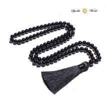 Black Onyx Stone Simple Islamic Prayer Beads 99 Beads 8mm Tasbih,Misbaha,Tasbeeh - £23.56 GBP