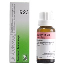 3x Dr Reckeweg Germany R23 Eczema Drops 22ml | 3 Pack - £19.87 GBP