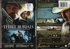 Three Burials Of Melquiades Estrada Fs &amp; Ws Dvd Tommy Lee Jones Sony Video New - £7.95 GBP