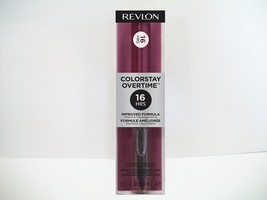 Revlon Colorstay Overtime 16hrs Lipcolor 500 Limitless Black Cherry  Dam... - $176.47 MXN
