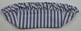 Longaberger 1997 Sweet Treats Basket Liner Blue Ticking Fabric Accessory... - $10.69